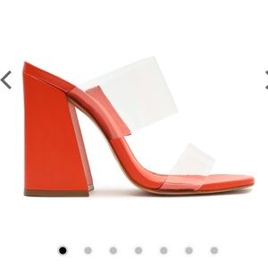 NWT Schutz Victorie High Block Sandal